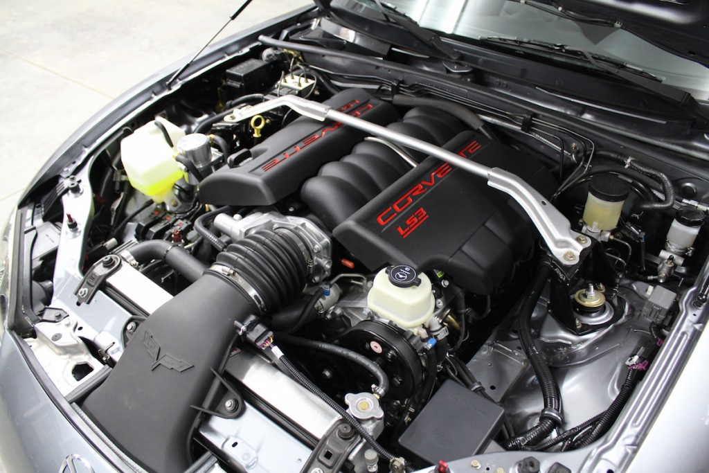 LS corvette engine swapped into a mazda miata
