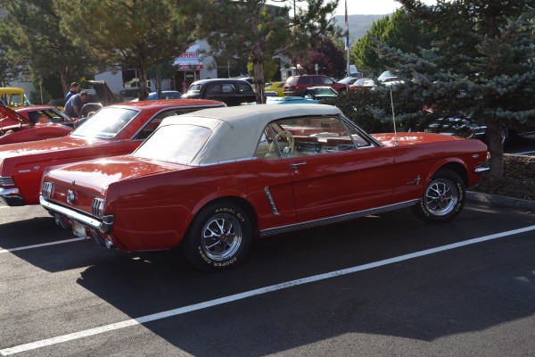 early first gen ford mustang convertible at summit racing