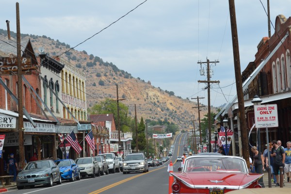 virginia city during hot august nights with hotrods