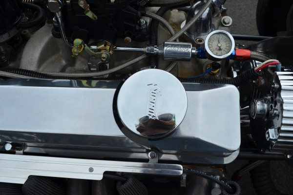 summit racing breather cap on a valve cover
