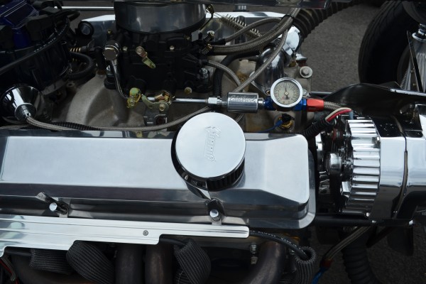 summit racing breather cap on a valve cover