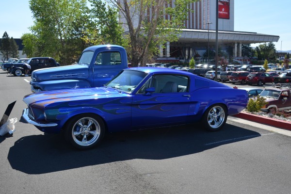 customized 1968 ford mustang fastback coupe