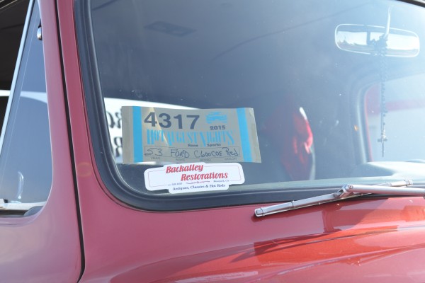 ford coe hotrod tuck window sticker
