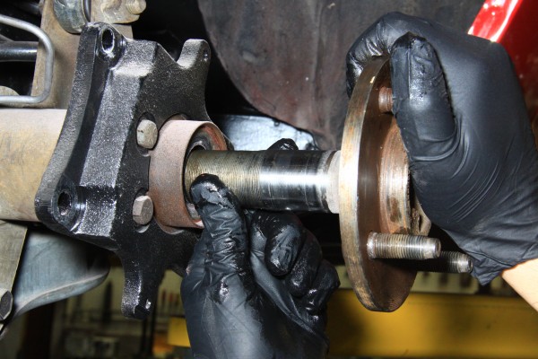 removing axle shaft from a mustang foxbody
