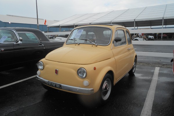 1972 fiat 500L coupe at car show