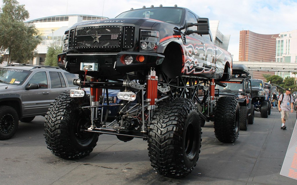 superlift ford f-350 lifted truck