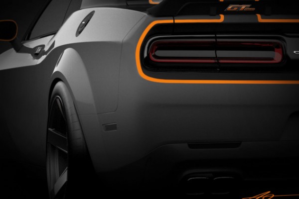 dodge challenger awd GT teaser image from SEMA 2015