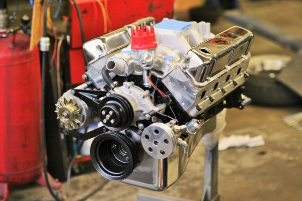 ford 408 engine on stand