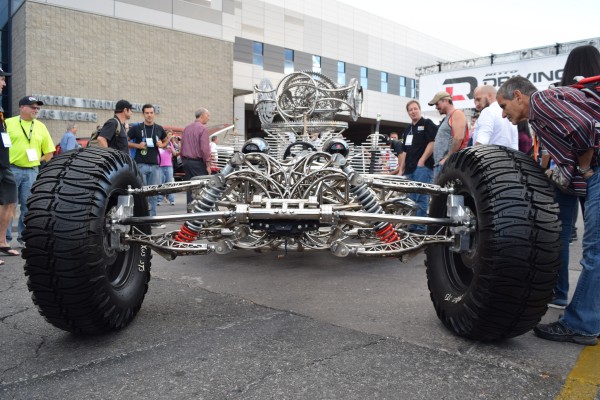 valyrian steel wild custom show car on display at SEMA show 2015, front end