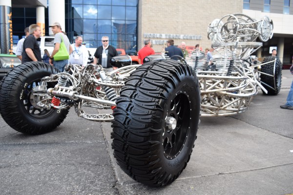 valyrian steel wild custom show car on display at SEMA show 2015, front