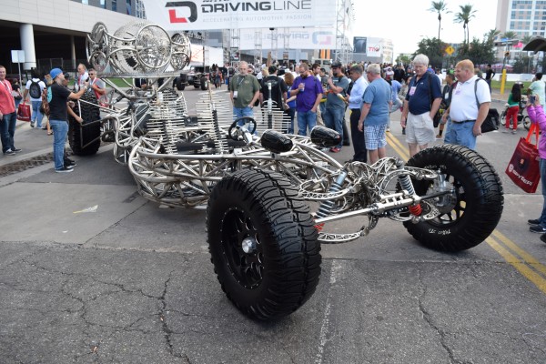 valyrian steel wild custom show car on display at SEAM show 2015