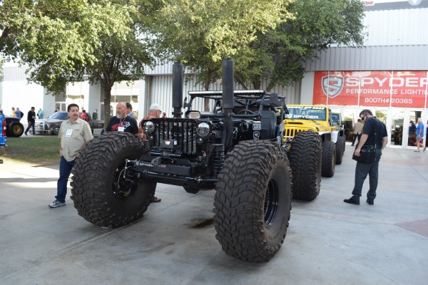 jeep monster truck at SEMA 2015