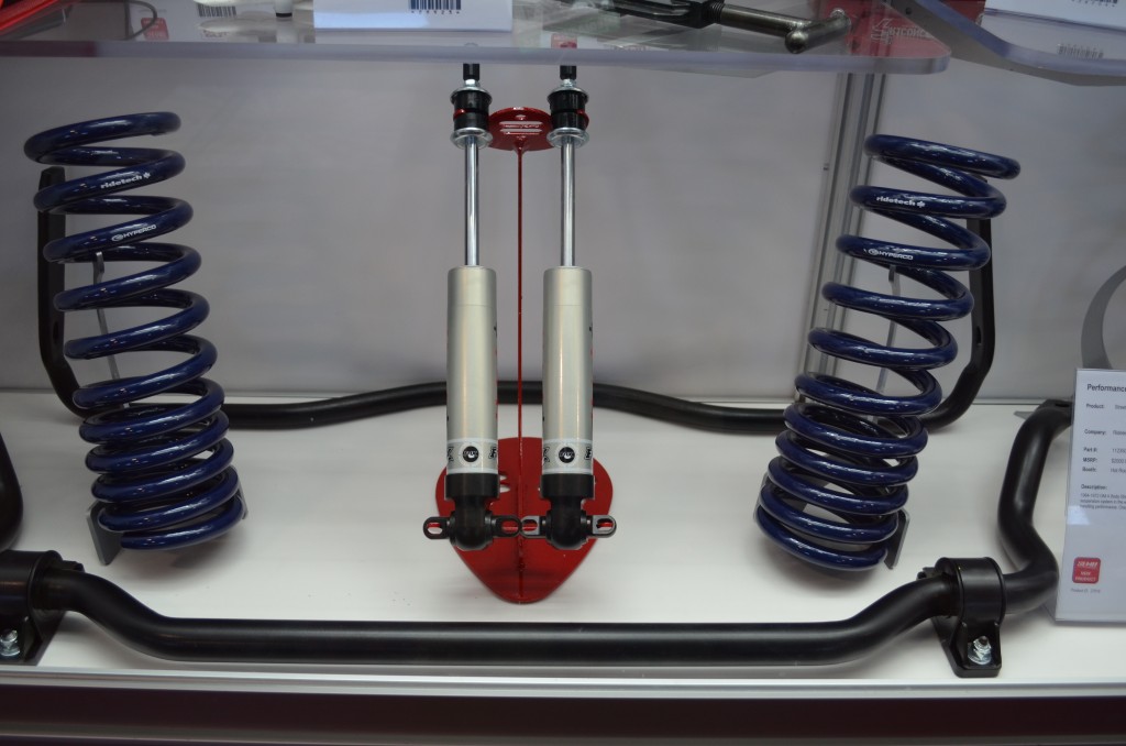 shocks and springs on display at SEMA 2015