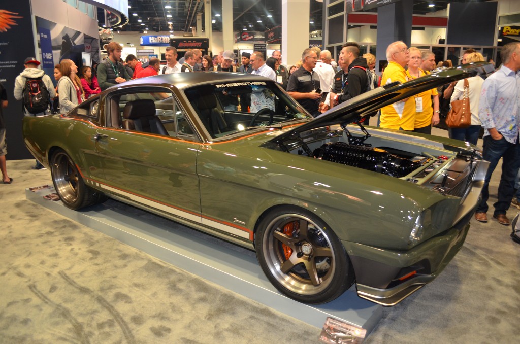 ringbrothers fastback mustang restomod on display at sema 2015