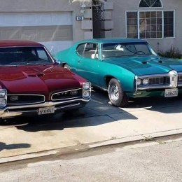 1966 Pontiac GTO and 1968 LeMans