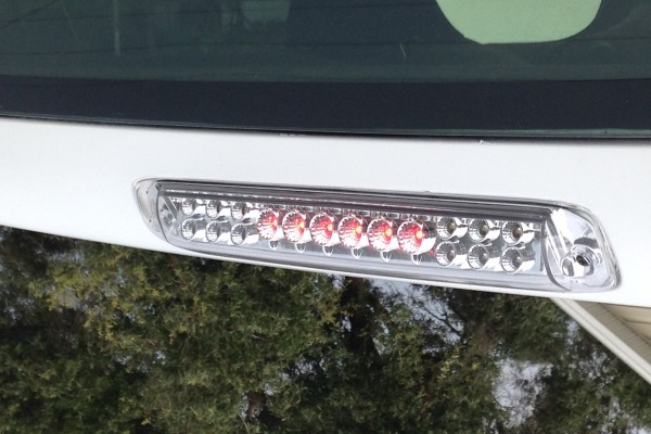 custom bed cab light on a silverado truck