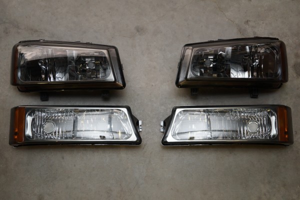 aftermarket headlight kit for a late model chevy silverado