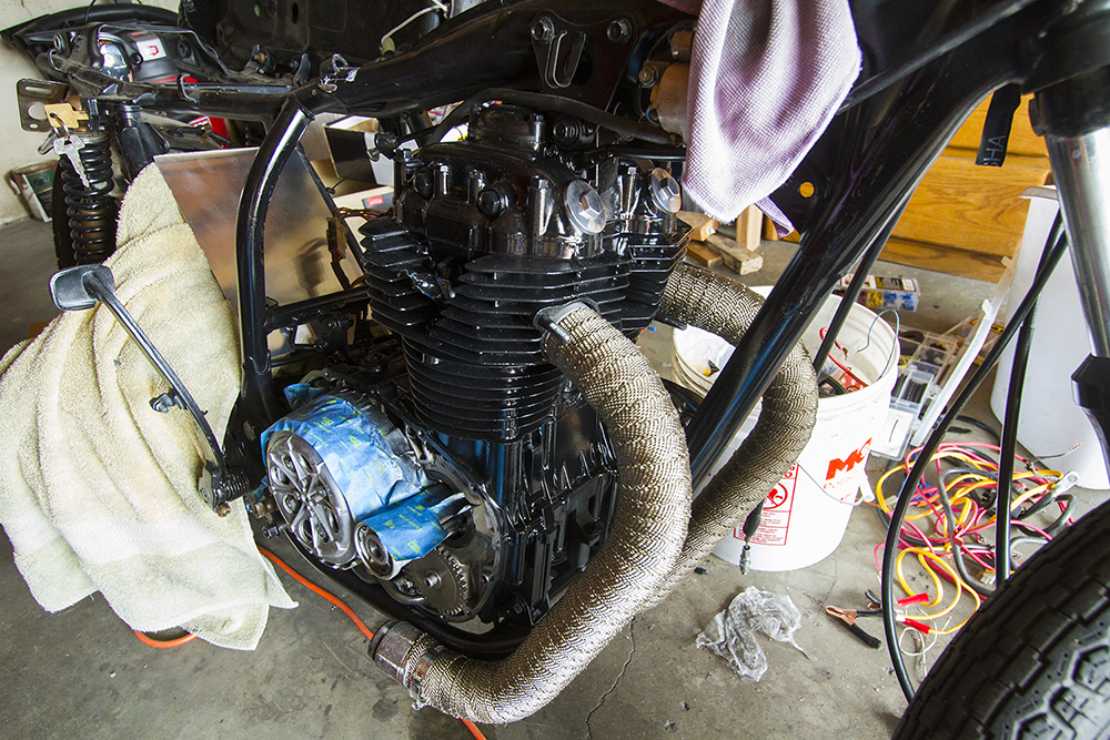 Wrap Those Rascals: Installing Exhaust Wrap on Motorcycle Exhaust Pipe