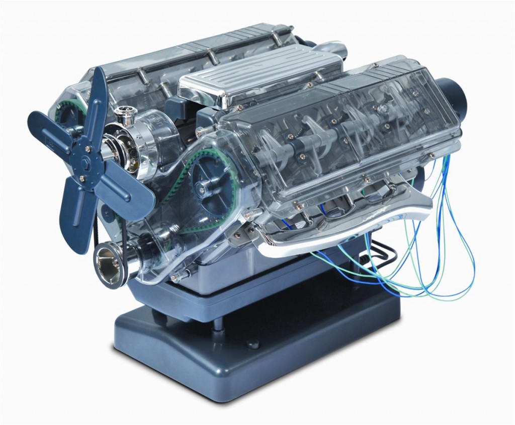 V8 engine model kit