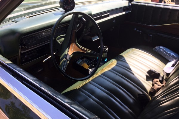 1973 Dodge Charger, interior and steering wheel