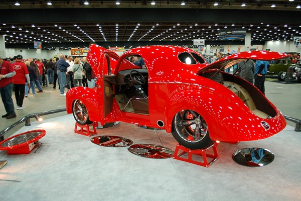 1940 Willys coupe show car, rear
