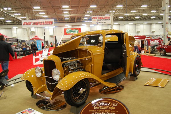 ford hot rod fendered coupe with suicide doors