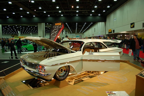 1961 custom Chevy impala show car, driver side