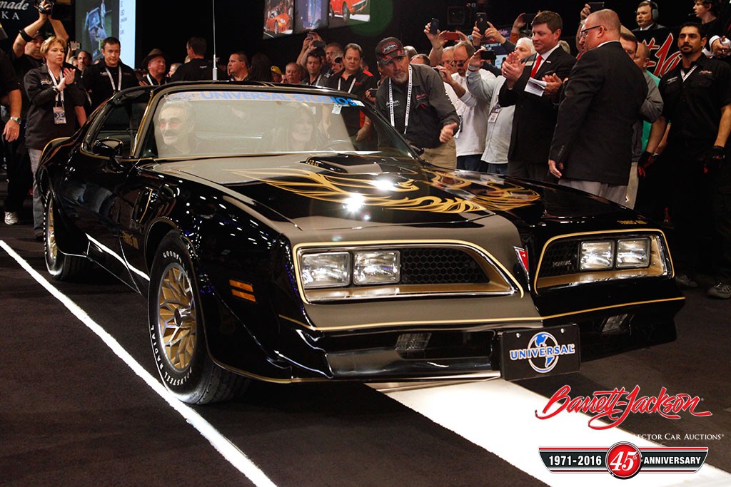 smokey and the bandit trans am on auction block