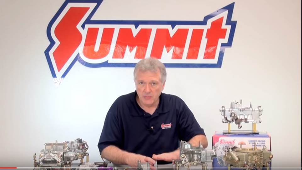 man talking about summit racing carburetor tuning