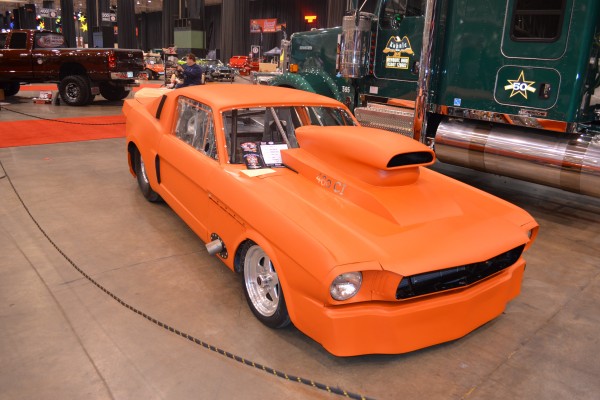pro mod style ford mustang first gen race car