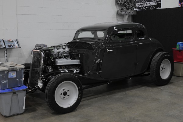 vintage ford five window coupe hot rod