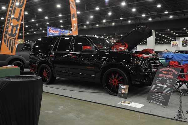 ford expedition at indoor car show