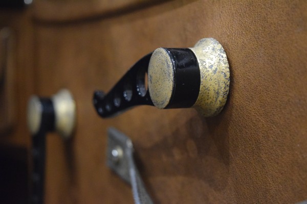 old door handle on a hot rod