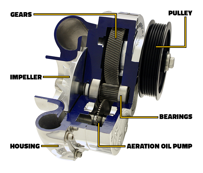 procharger supercharger cutaway view