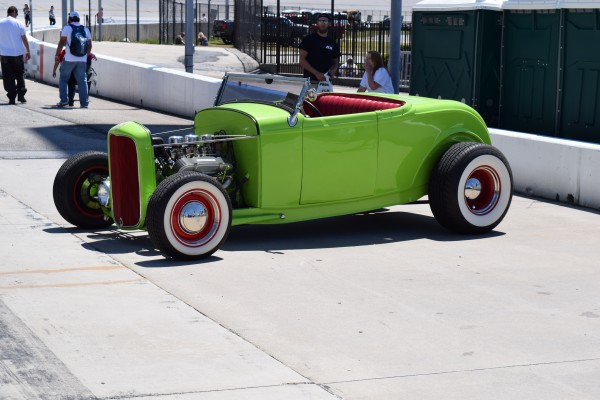 ford green hot rod