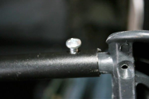 screws on a jeep wrangler soft top frame