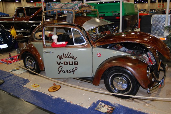 customized vw beetle show car