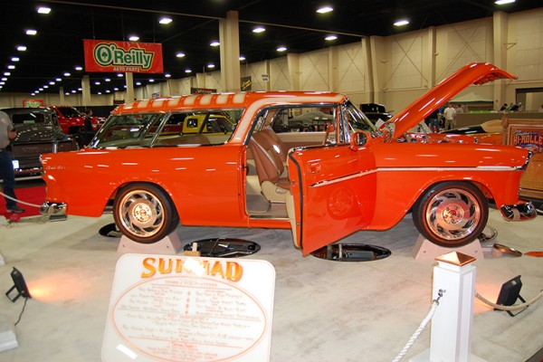 vintage chevy nomad station wagon show car