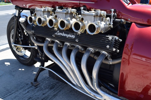 Lamborghini V12 Engine in Motorcycle