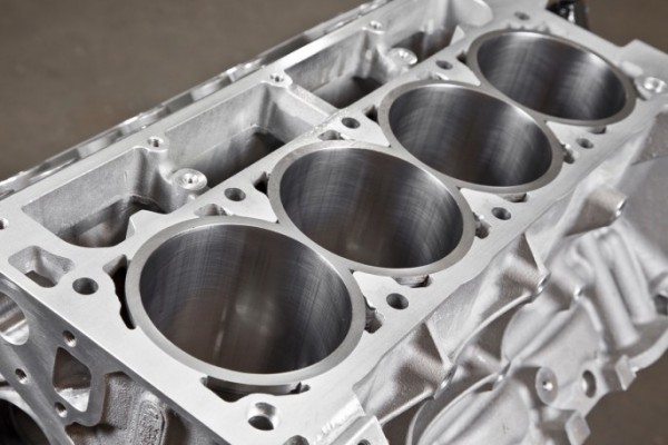 cylinder bores of a gm ls7 engine