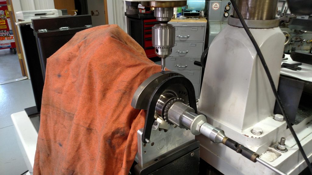 drilling holes in crankshaft to achieve balance