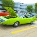 green plymouth superbird at a classic mopr show thumbnail