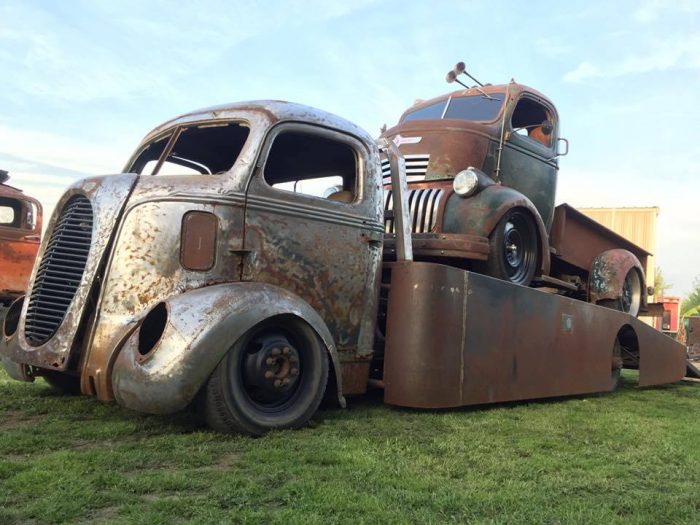 1938 Ford Hauler and 1941 Chevy