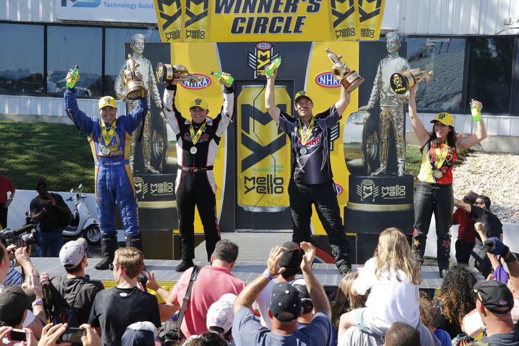 NHRA Winners Circle Englishtown 2016