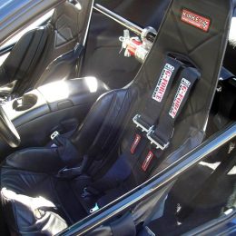 kirkey seat with g-force safety harness