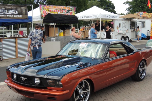 customized first gen ford mustang