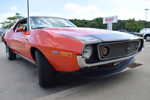 front grille of an amc javelin amx at summit racing