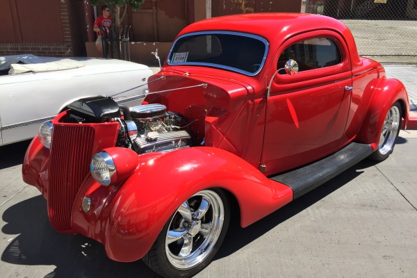 custom hotrod coupe at Hot August Nights 2016