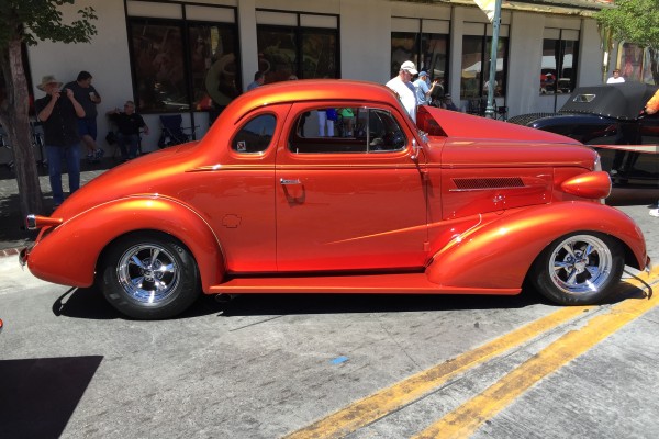 custom hot rod coupe at Hot August Nights 2016