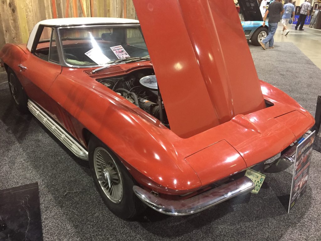 1965 chevy corvette sting ray convertible with hardtop